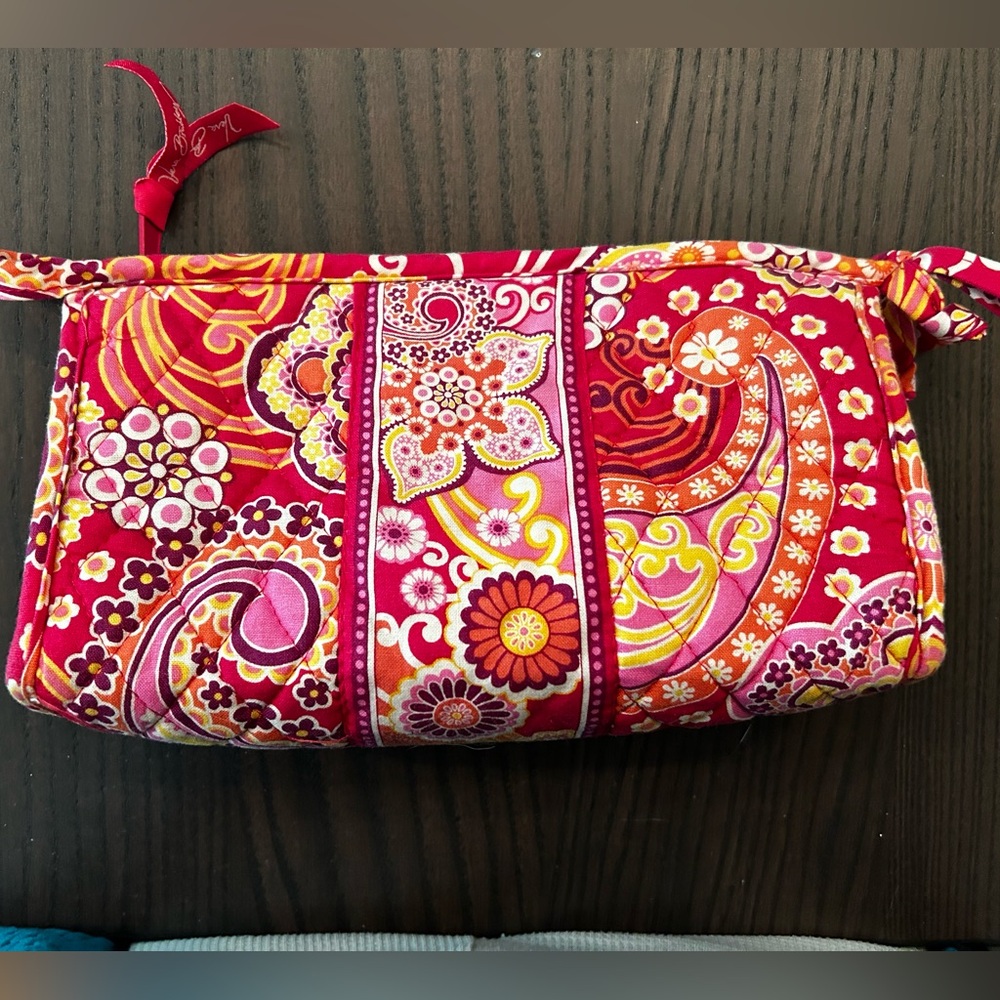 Vera Bradley Vibrant Pink and Orange Accessories/Cosmetic Pouch